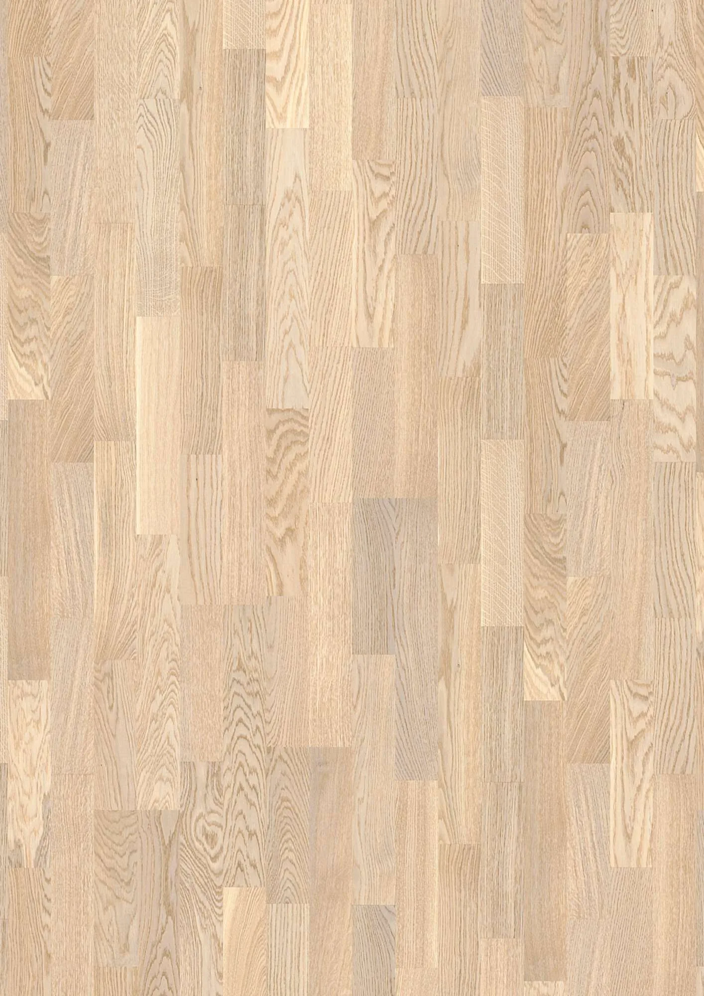 3-Strip 14 mm Oak White Concerto