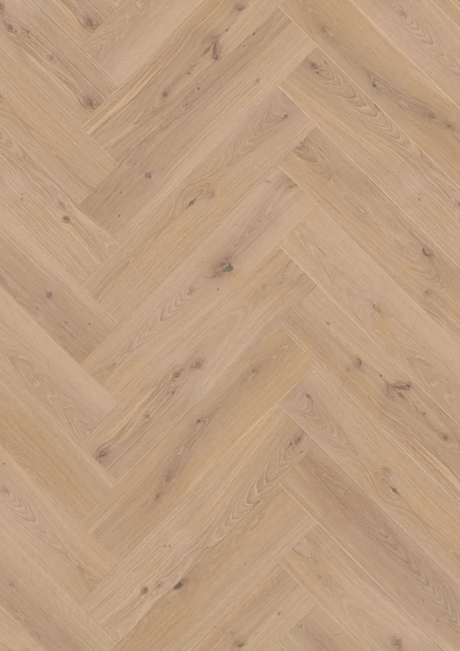 Herringbone Click Oak White Animoso