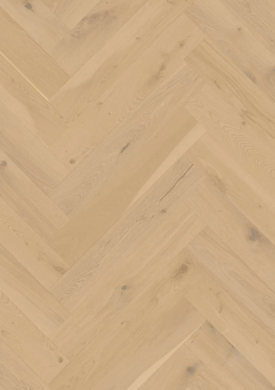Herringbone T/g Oak Pale White Vivo