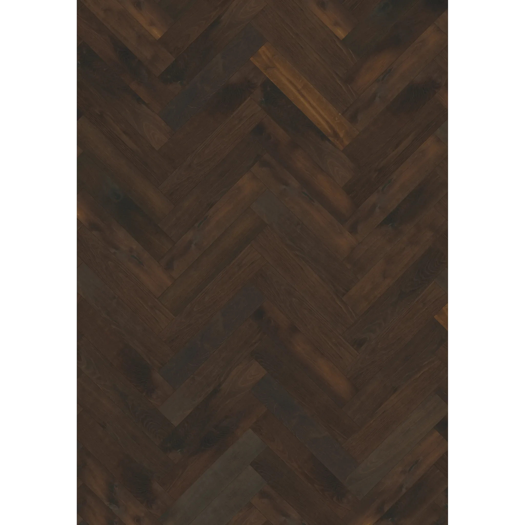 Oak Herringbone Cd Smoked Dark