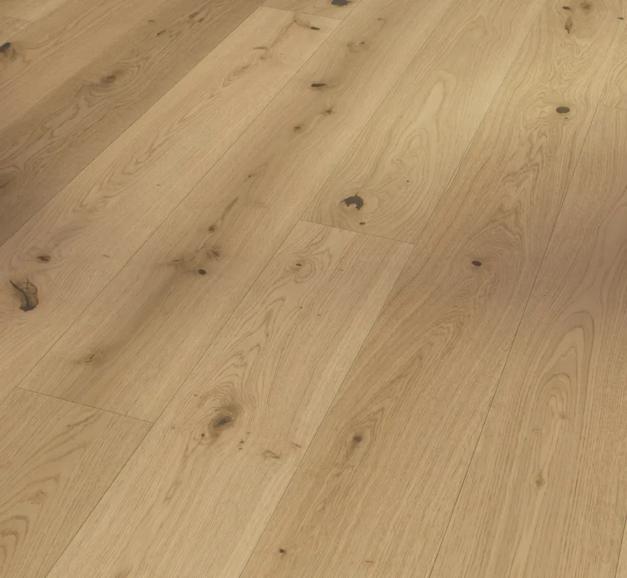 Oak Lugana Light-whitewashed Rustikal