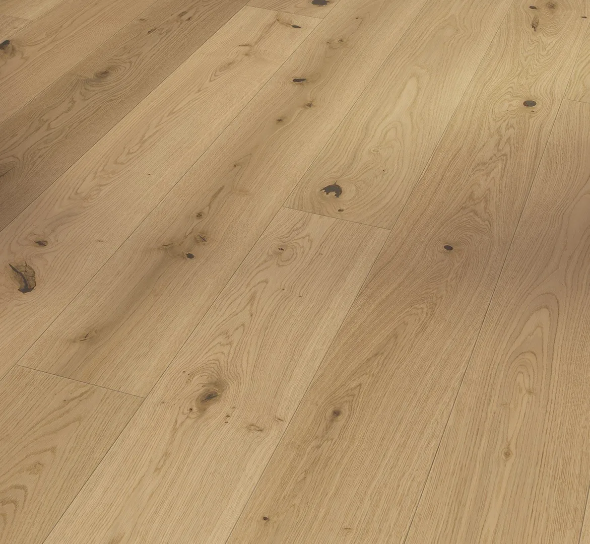 Oak Lugana Light-whitewashed Rustikal